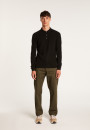 long-sleeved polo shirt in 100% cashmere-BILLY
