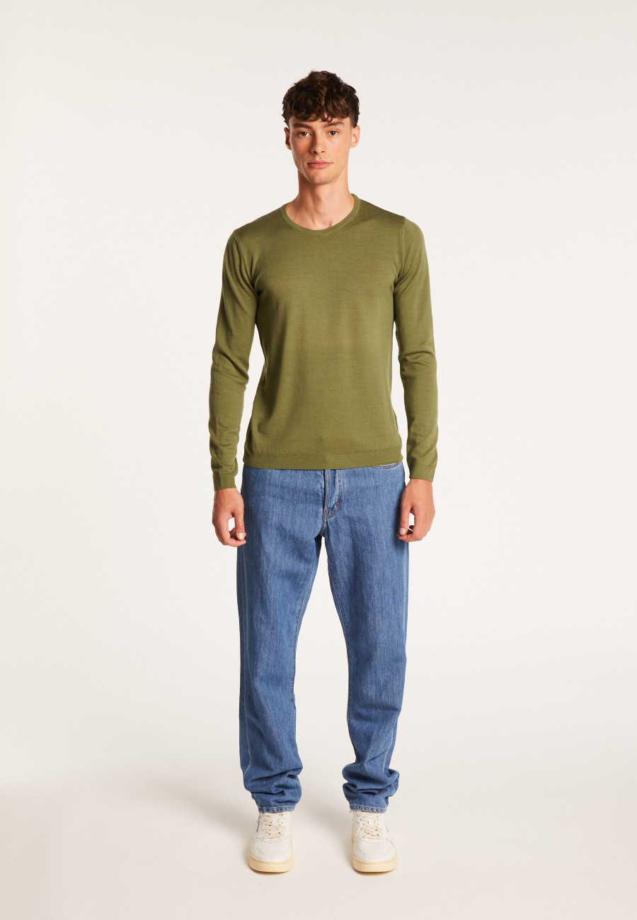 Round-neck wool sweater - Eddie