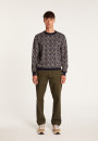 wool and cotton sweater- LORENZO