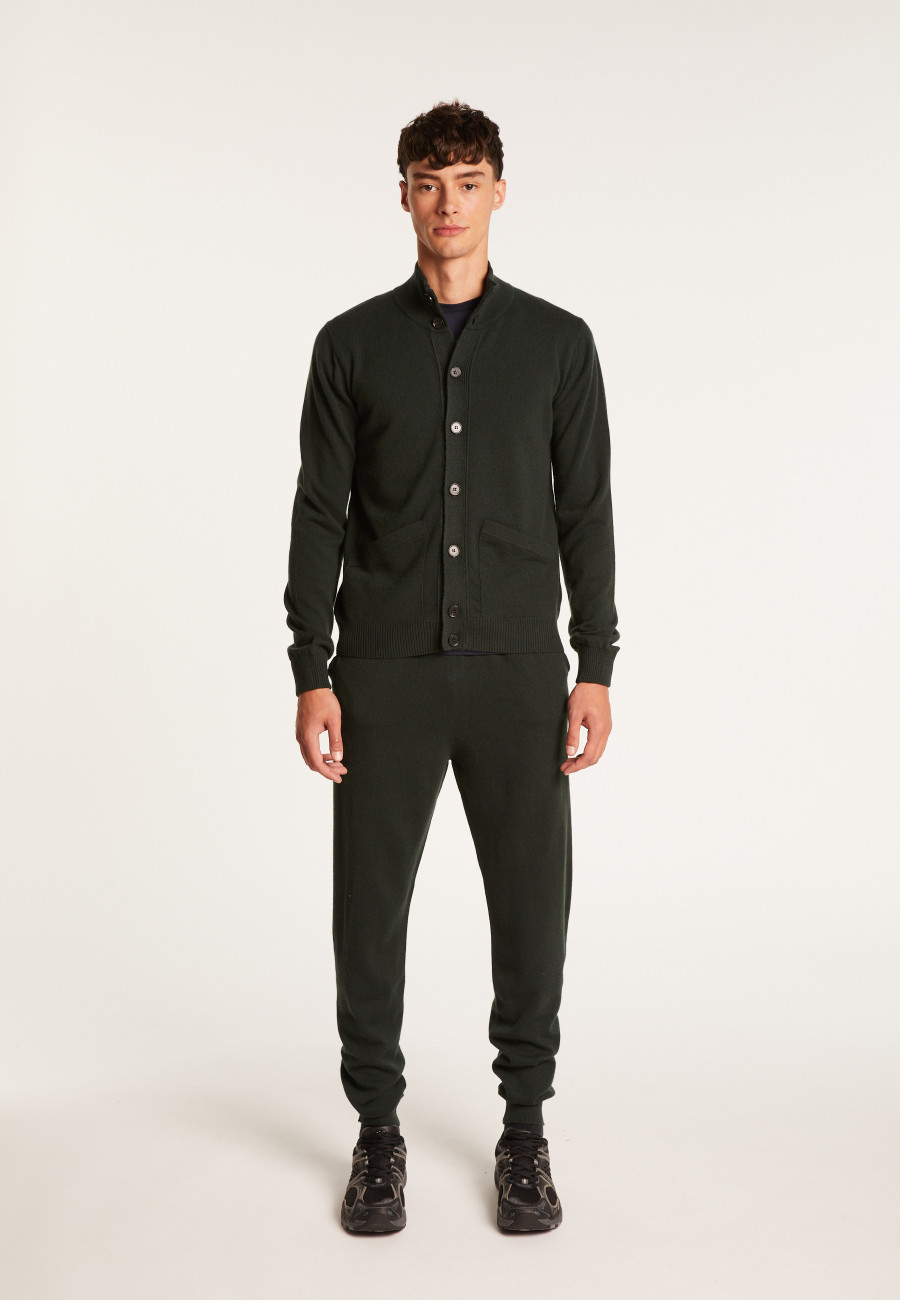 Buttoned cashmere cardigan with pockets - Erwan