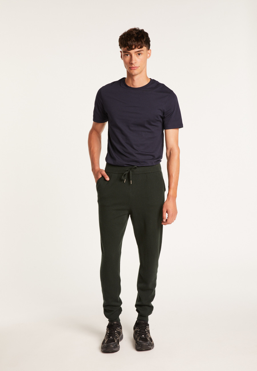Calça jogger de cashmere com bolso - Emery