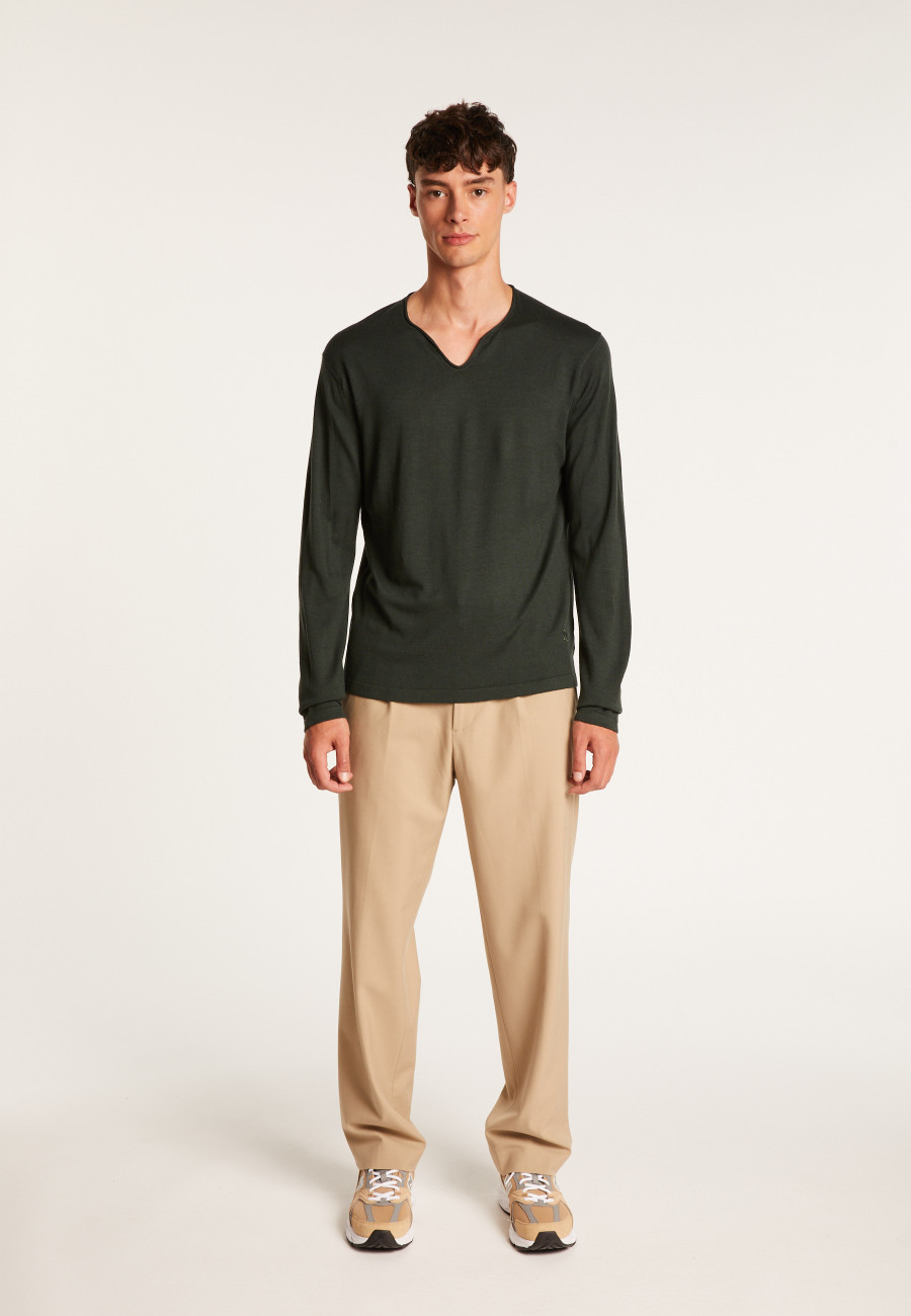 Suéter de lã merino com logo tunisiano - Etan