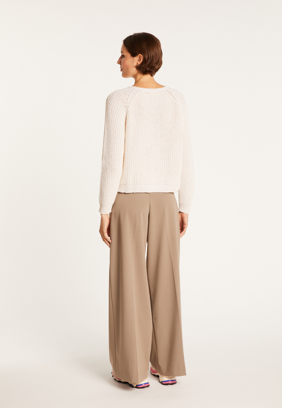 V-neck ribbed jumper - CHARLES