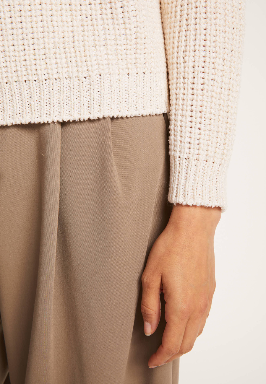 V-neck ribbed jumper - CHARLES