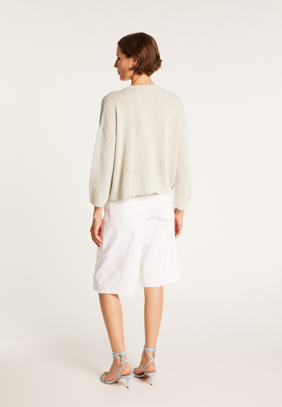 Cardigan curto e largo - Colette