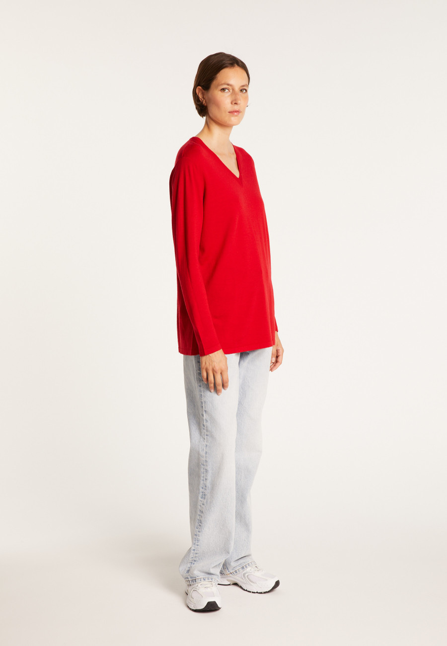 V-neck pullover made of wool Cité 