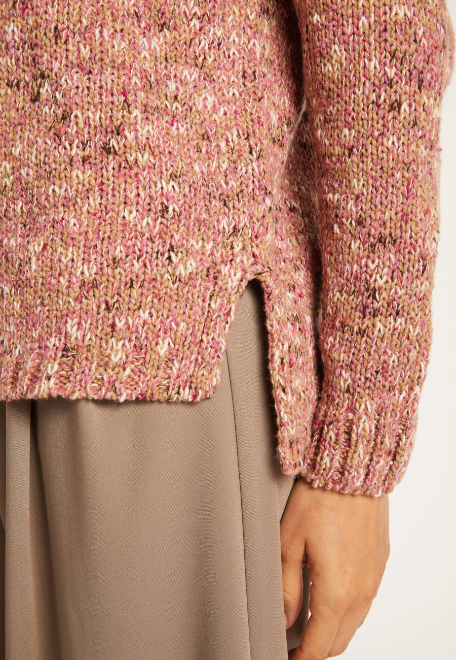 Marled V-neck jumper - Promesse