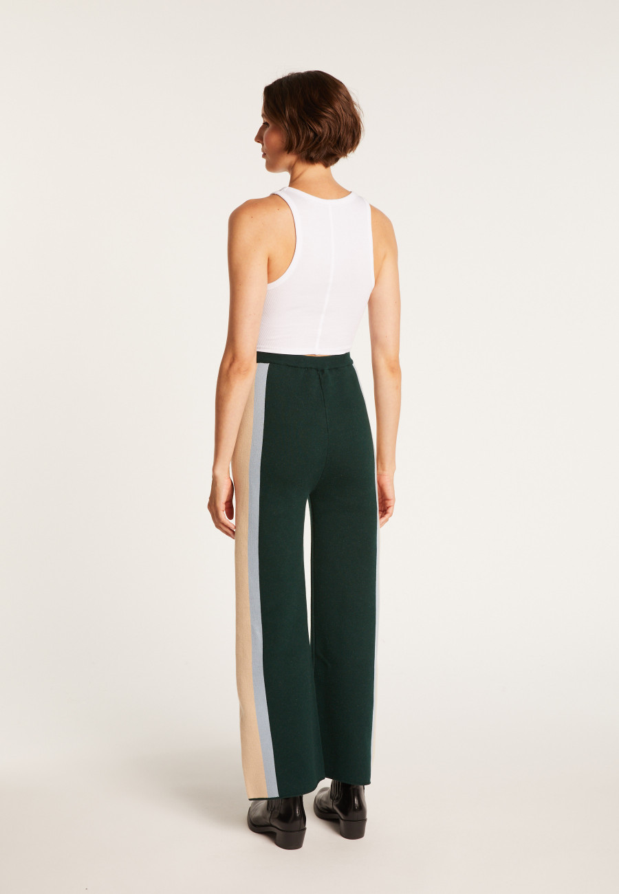 Calça esportiva de algodão e cashmere - Palmyre