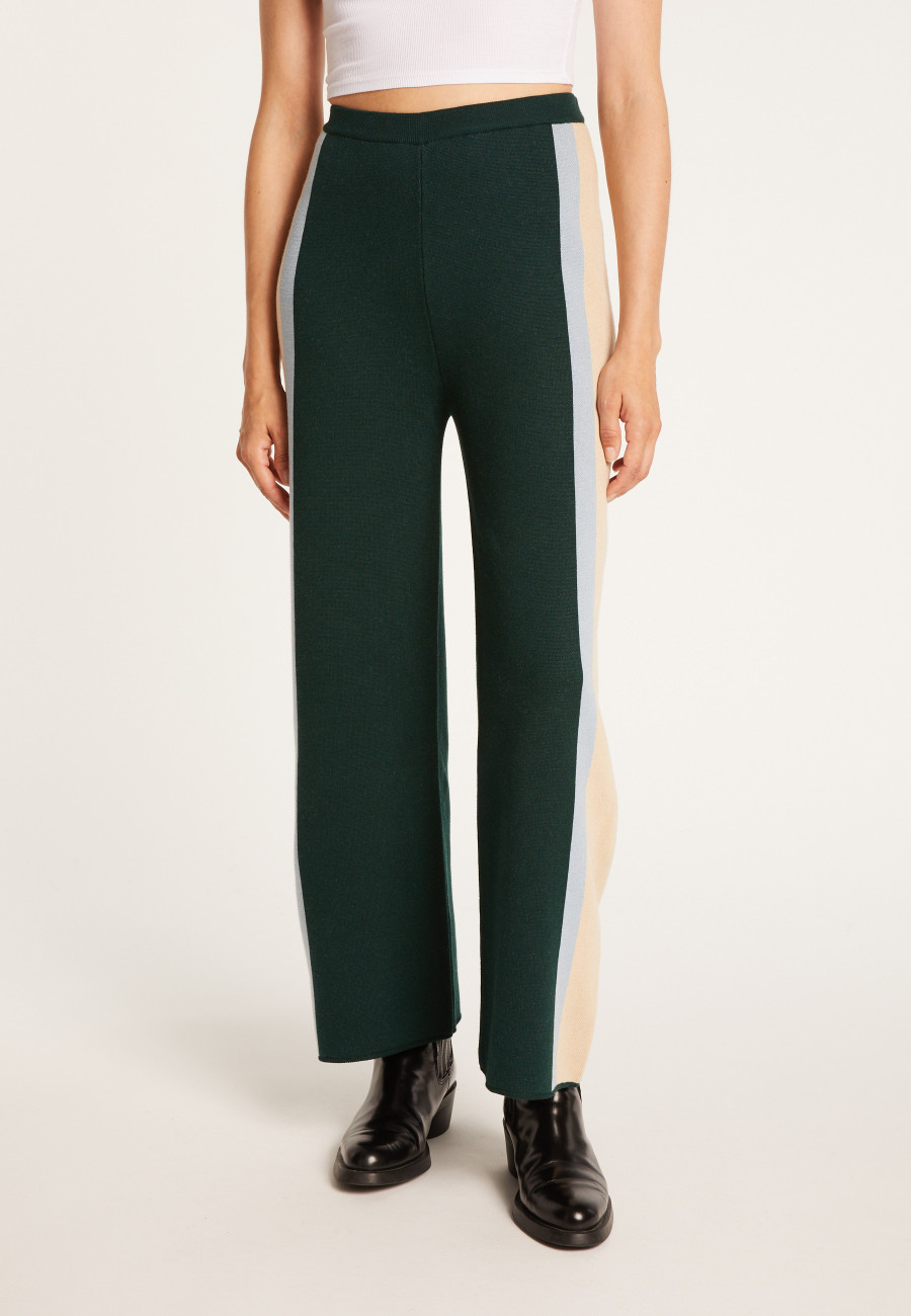 Calça esportiva de algodão e cashmere - Palmyre