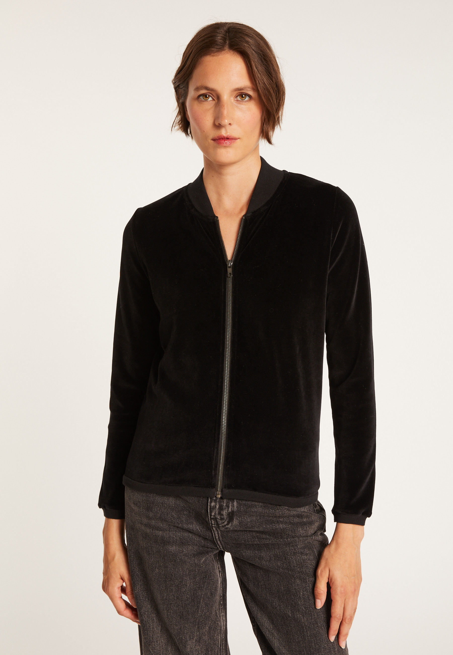 Gilet en velours avec paon - Pierce