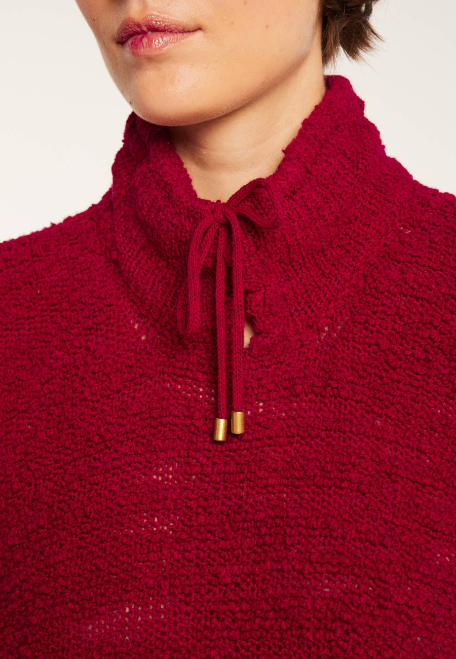 Oversized jumper with lacing - Semya