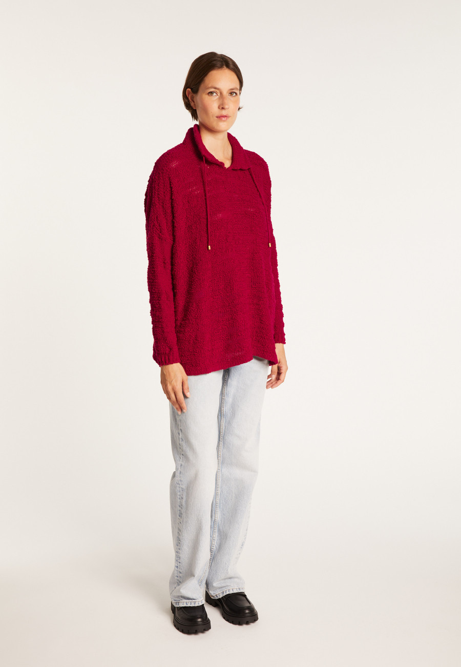 Suéter oversized com cordão - Semya