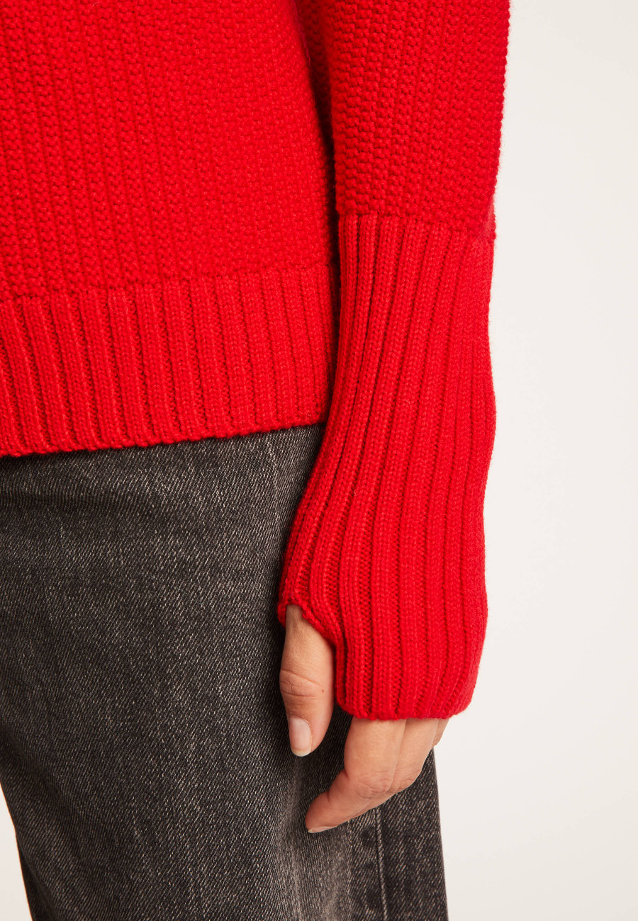 Extra-long sleeved jumper - Solane