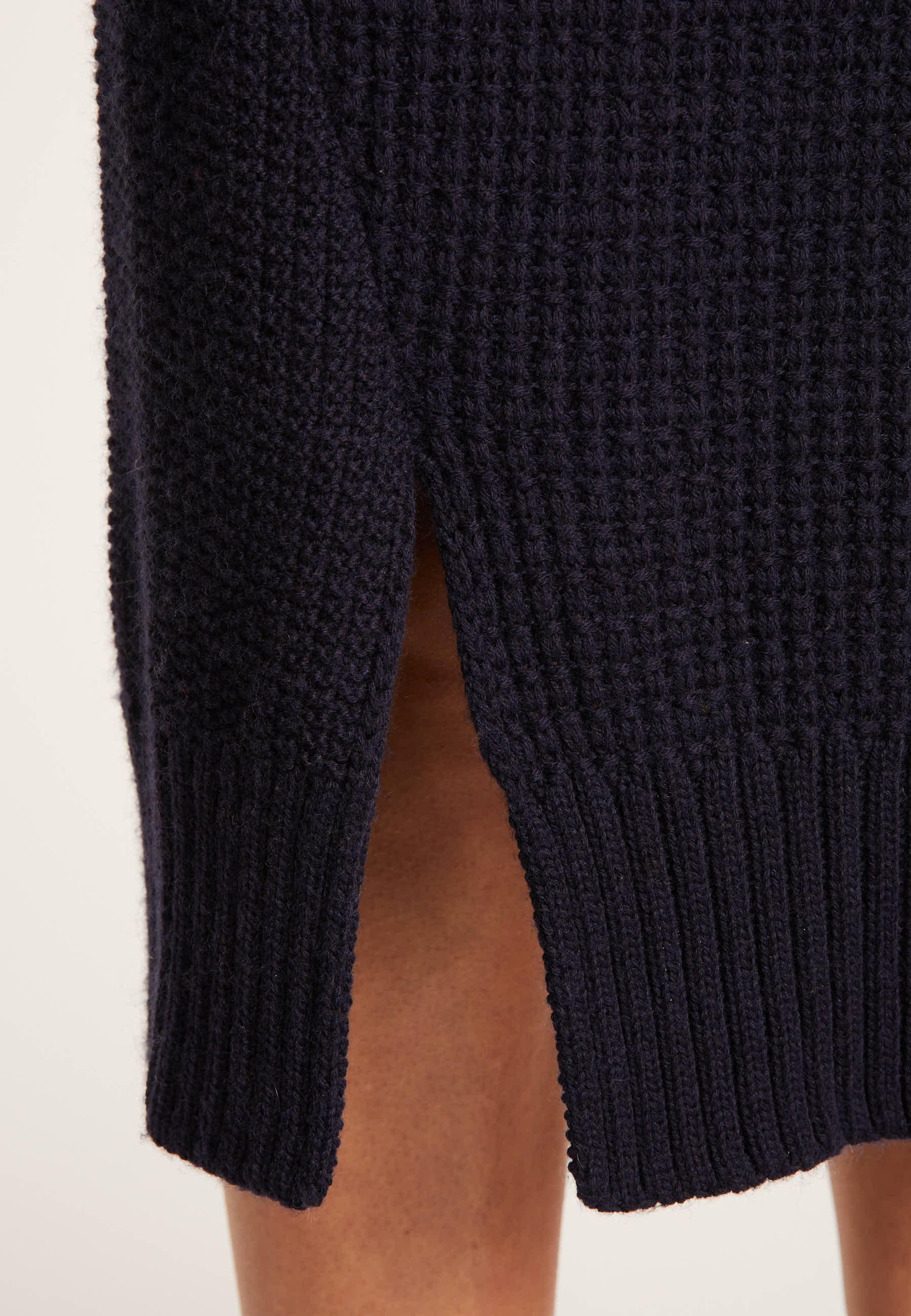 Jupe en laine Sophia 6640 marine - 05 bleu marine