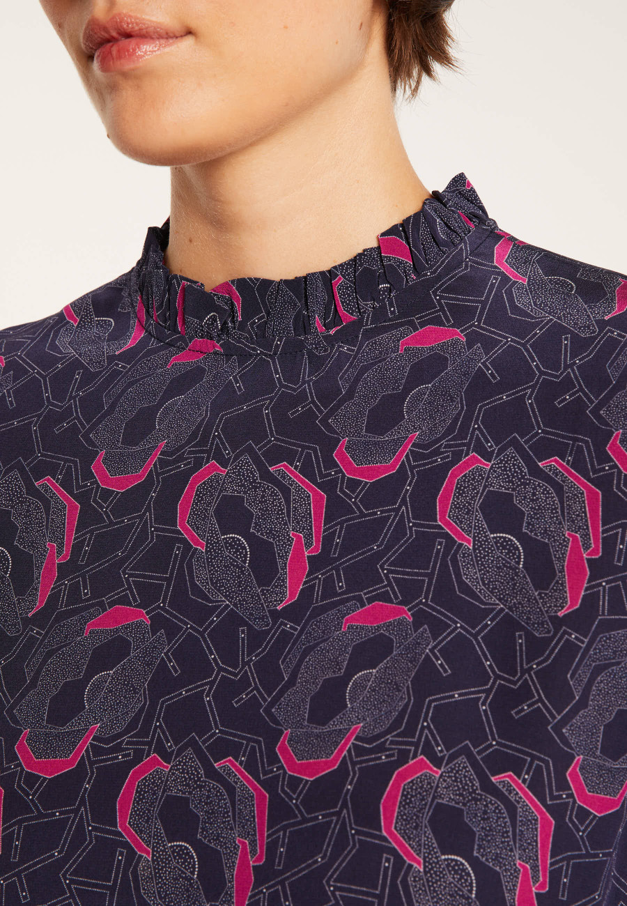 Maison Montagut x Maison Martin Morel Blusa de seda - Exode