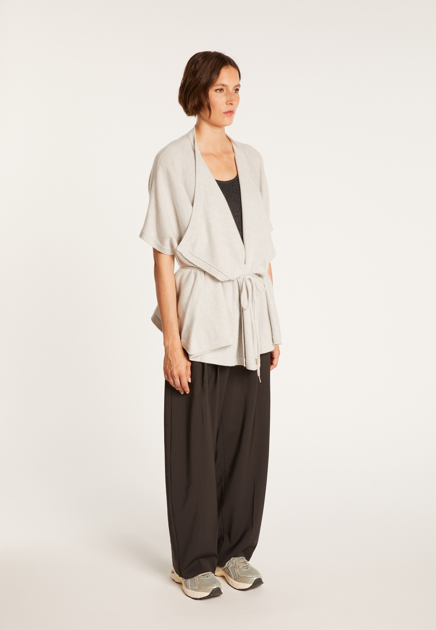 Sleeveless kimono cardigan – Harriet