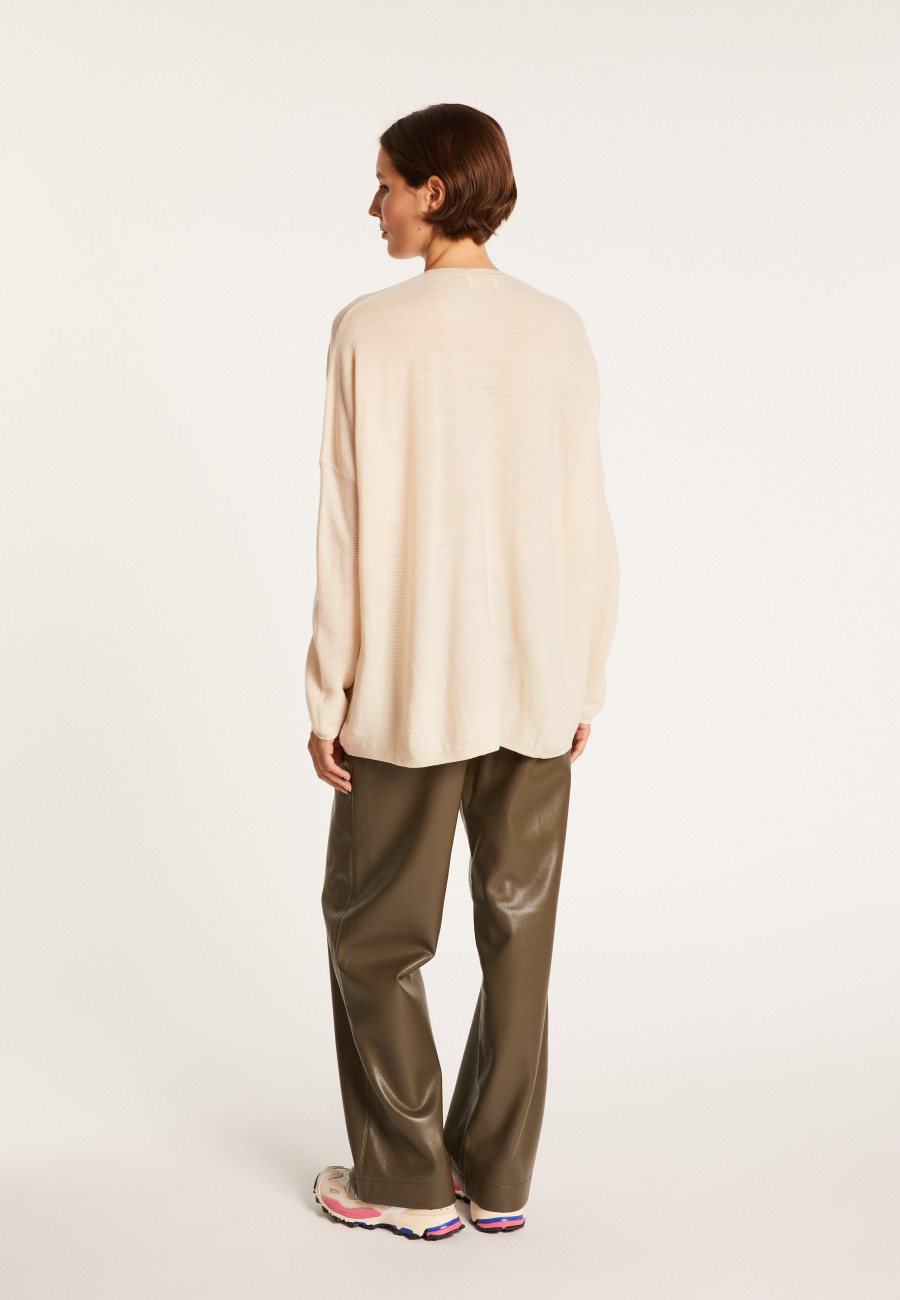 Cardigan de lã oversized - Georgia