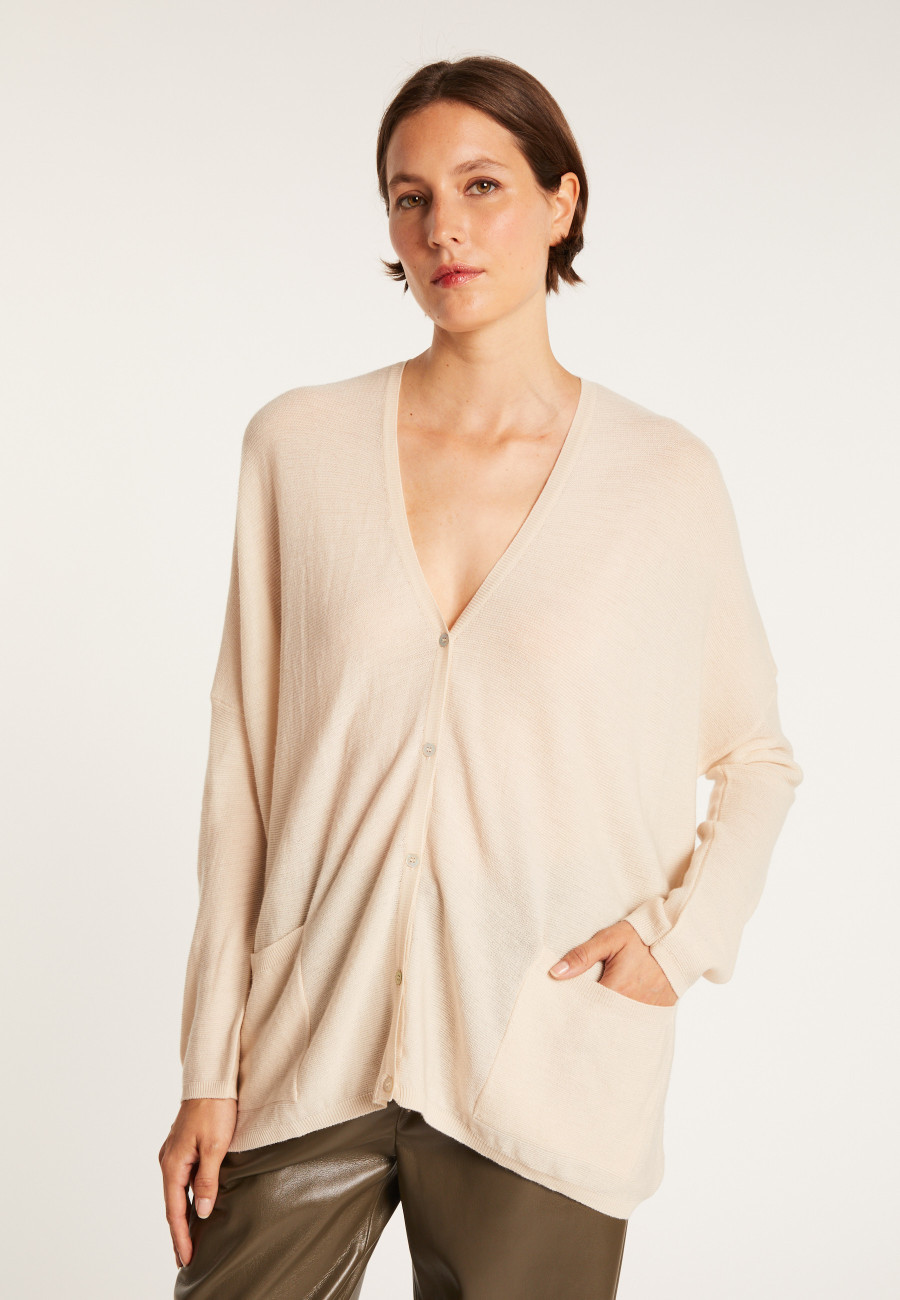 Cardigan de lã oversized - Georgia