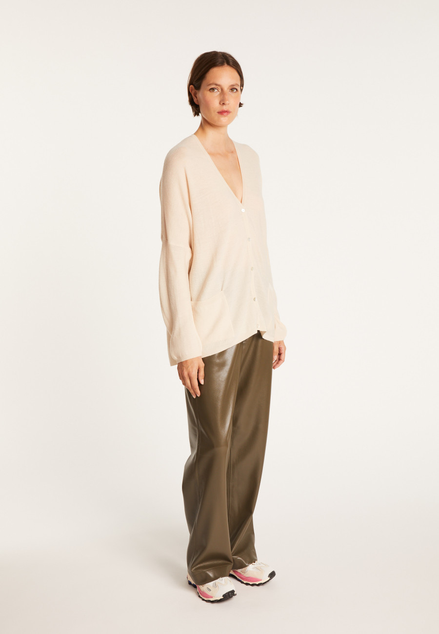 Cardigan de lã oversized - Georgia