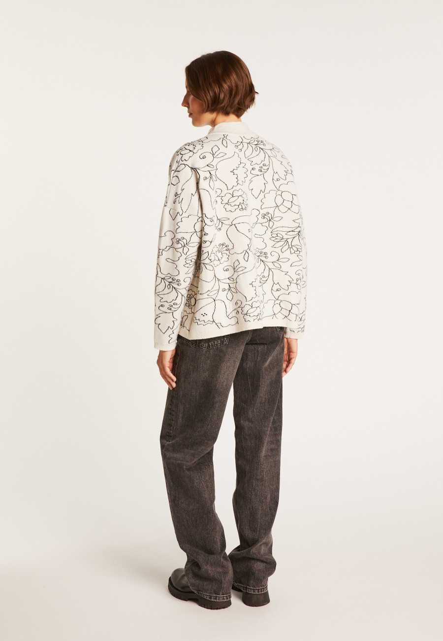 Maison Montagut x Maison Martin Morel Suéter floral - Galati