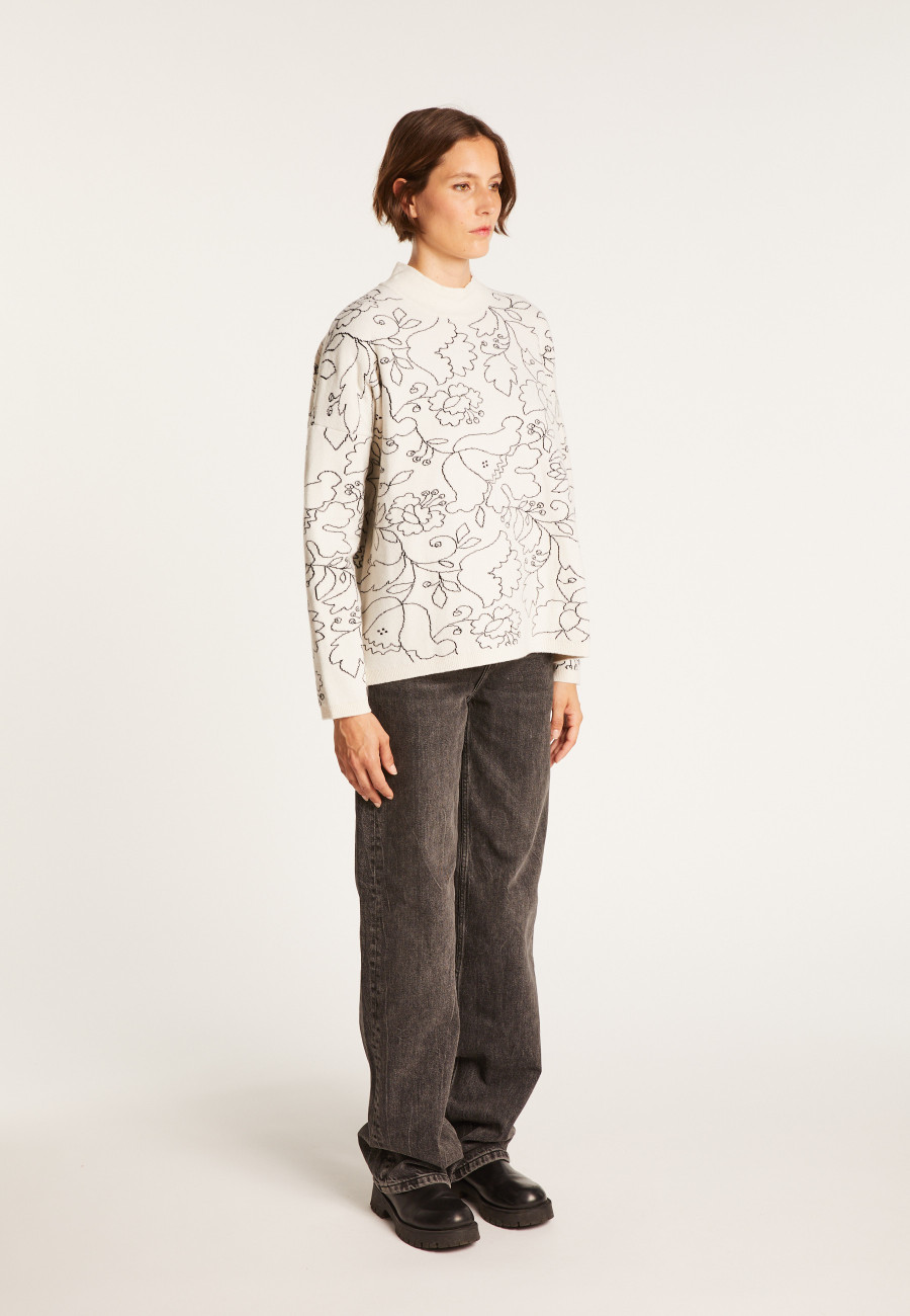 Floral Jumper by Maison Montagut & Maison Martin Morel - Galati