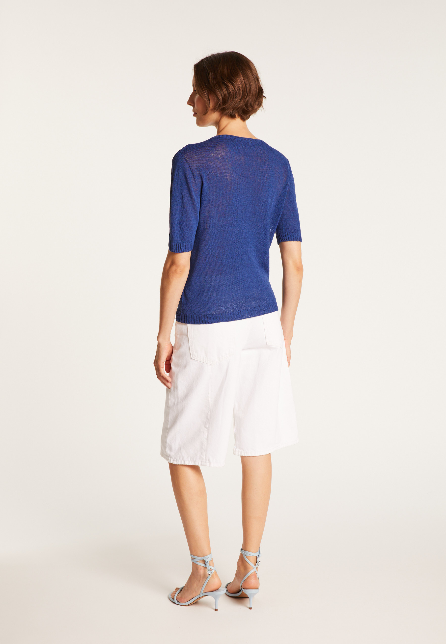 T-shirt manches coudes - Bapteme 6880 PAVOT- 52  ROUGE