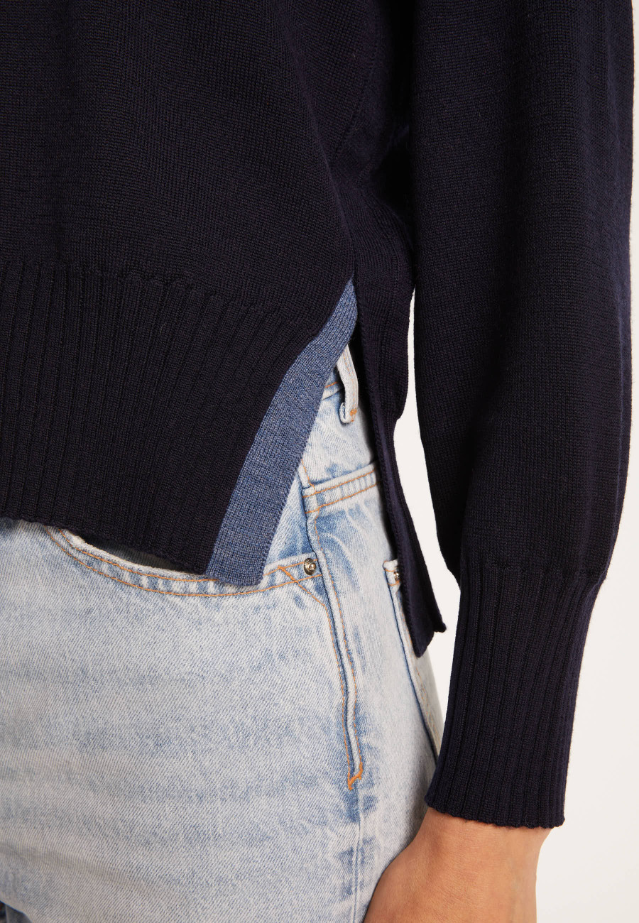 Two-tone wool sweater - Gimmie