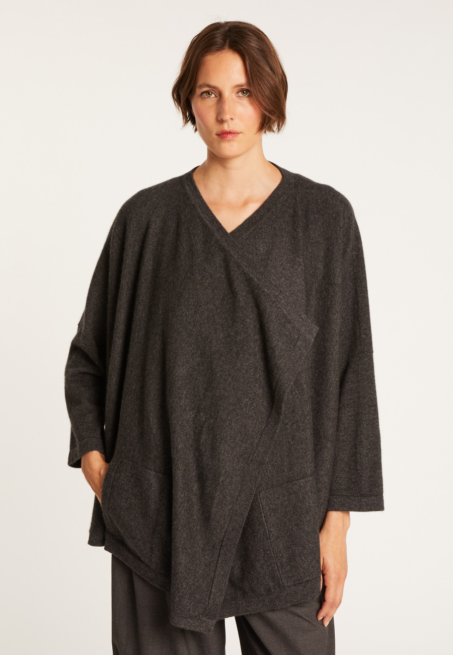 Cardigan oversized de cashmere - Blondine