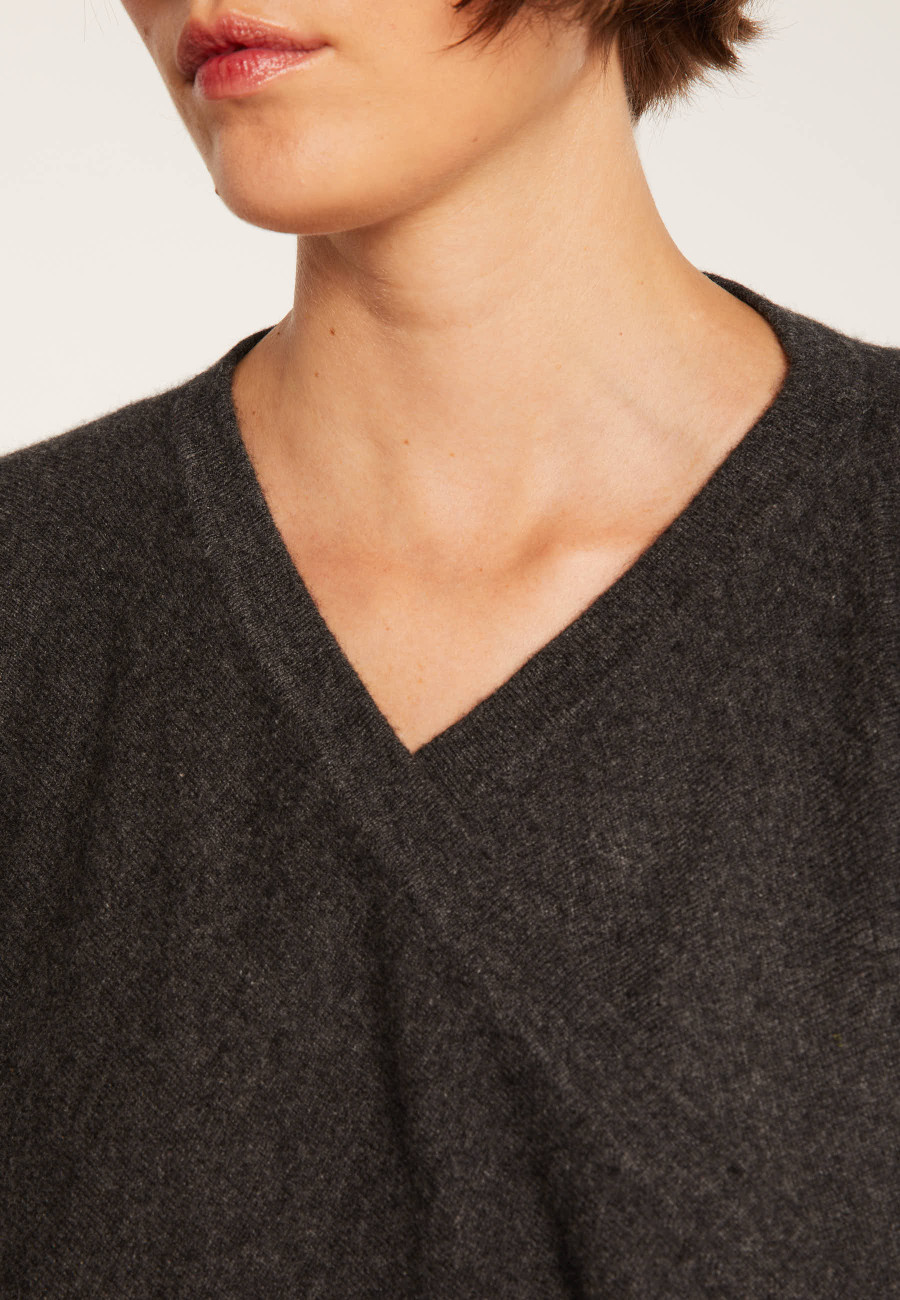 Cardigan oversized de cashmere - Blondine