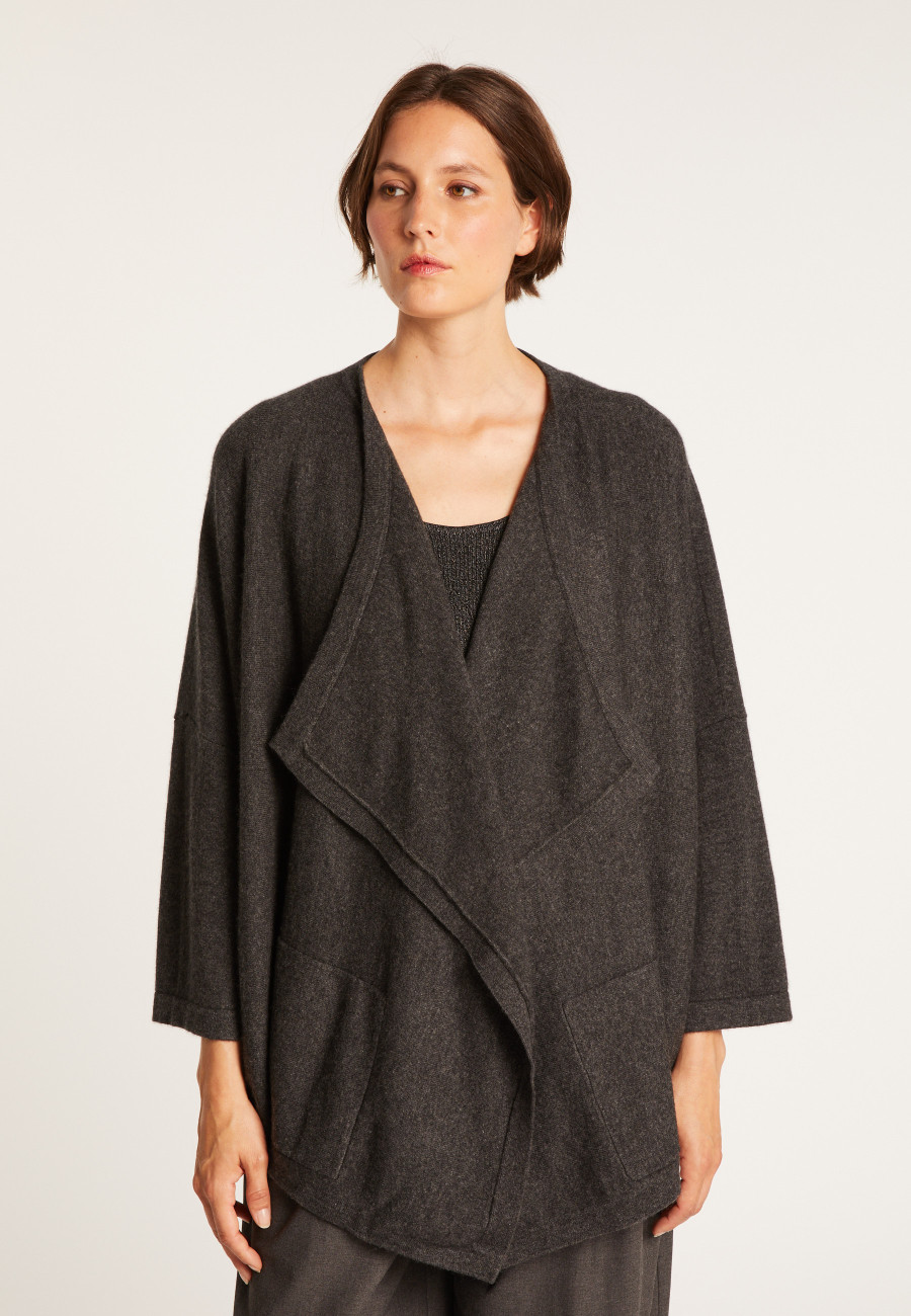 Cardigan oversized de cashmere - Blondine