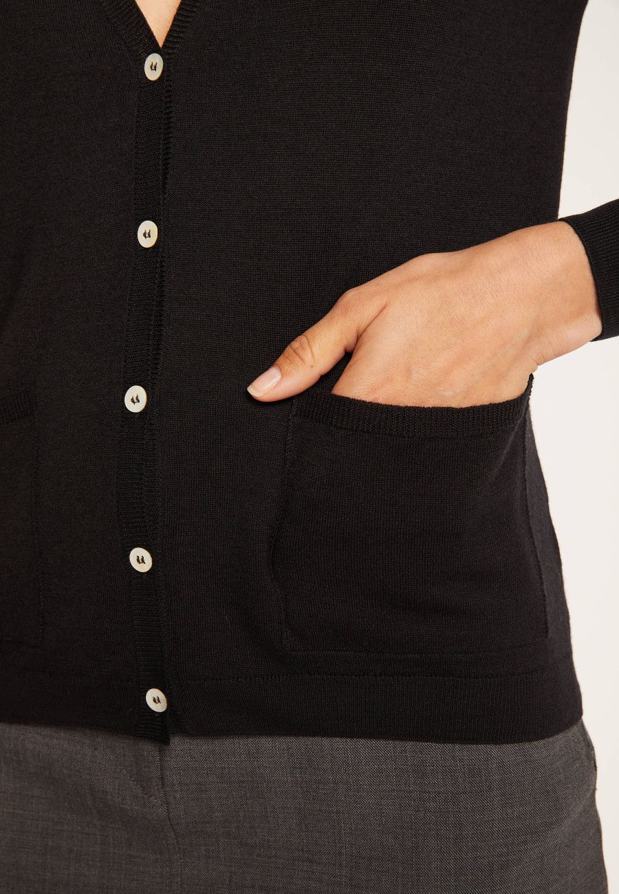 100% merino wool cardigan - Baby