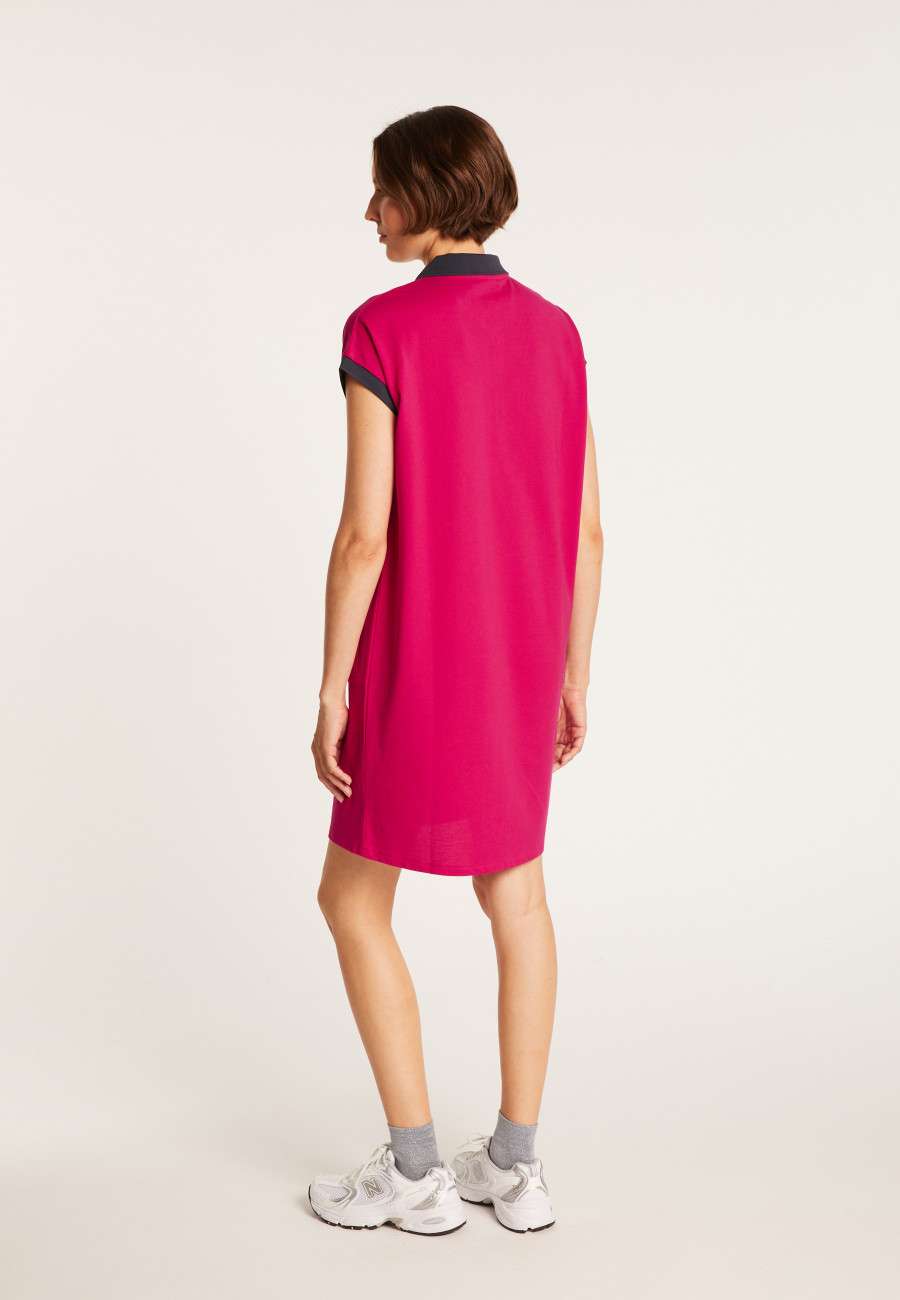 Vestido de algodão manga curta - Angy