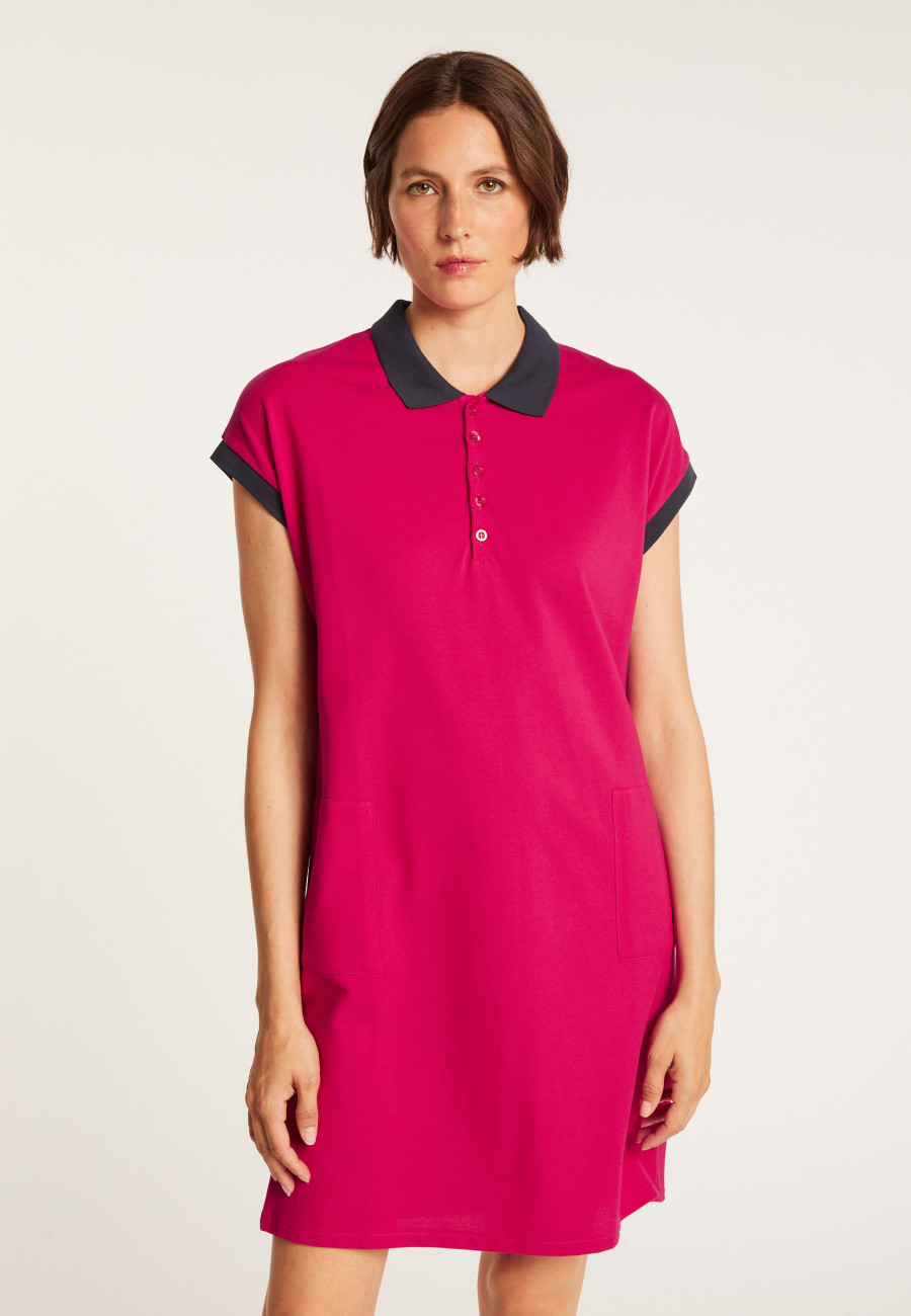 Short-sleeved cotton dress - Angy