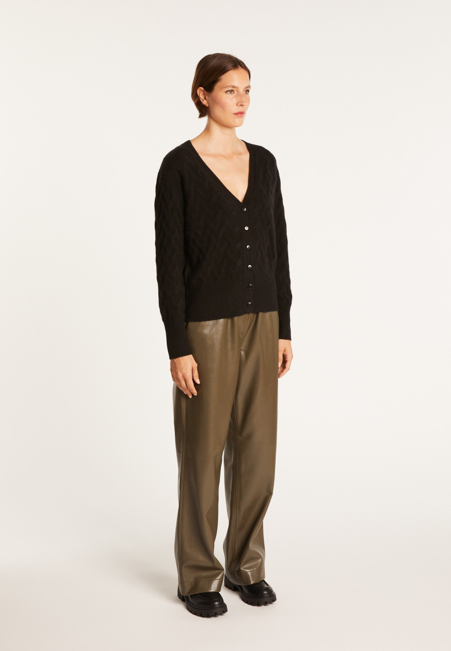 Cardigan Cashmere Tricô - Fiona