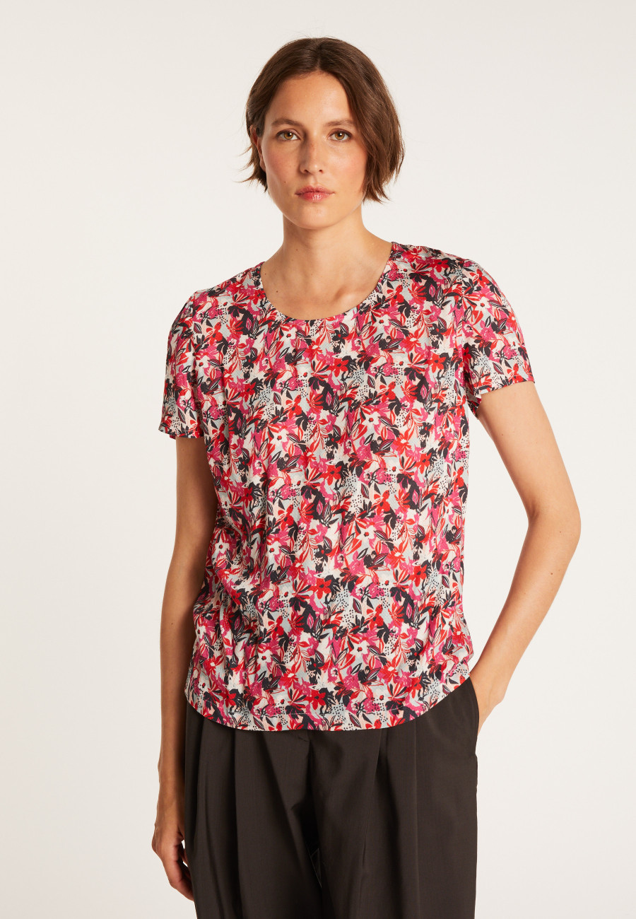 Floral viscose top - Nantes