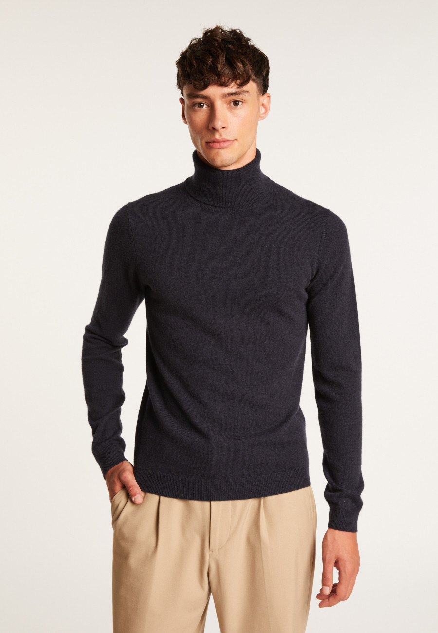 Suéter de cashmere com gola alta - Bruno