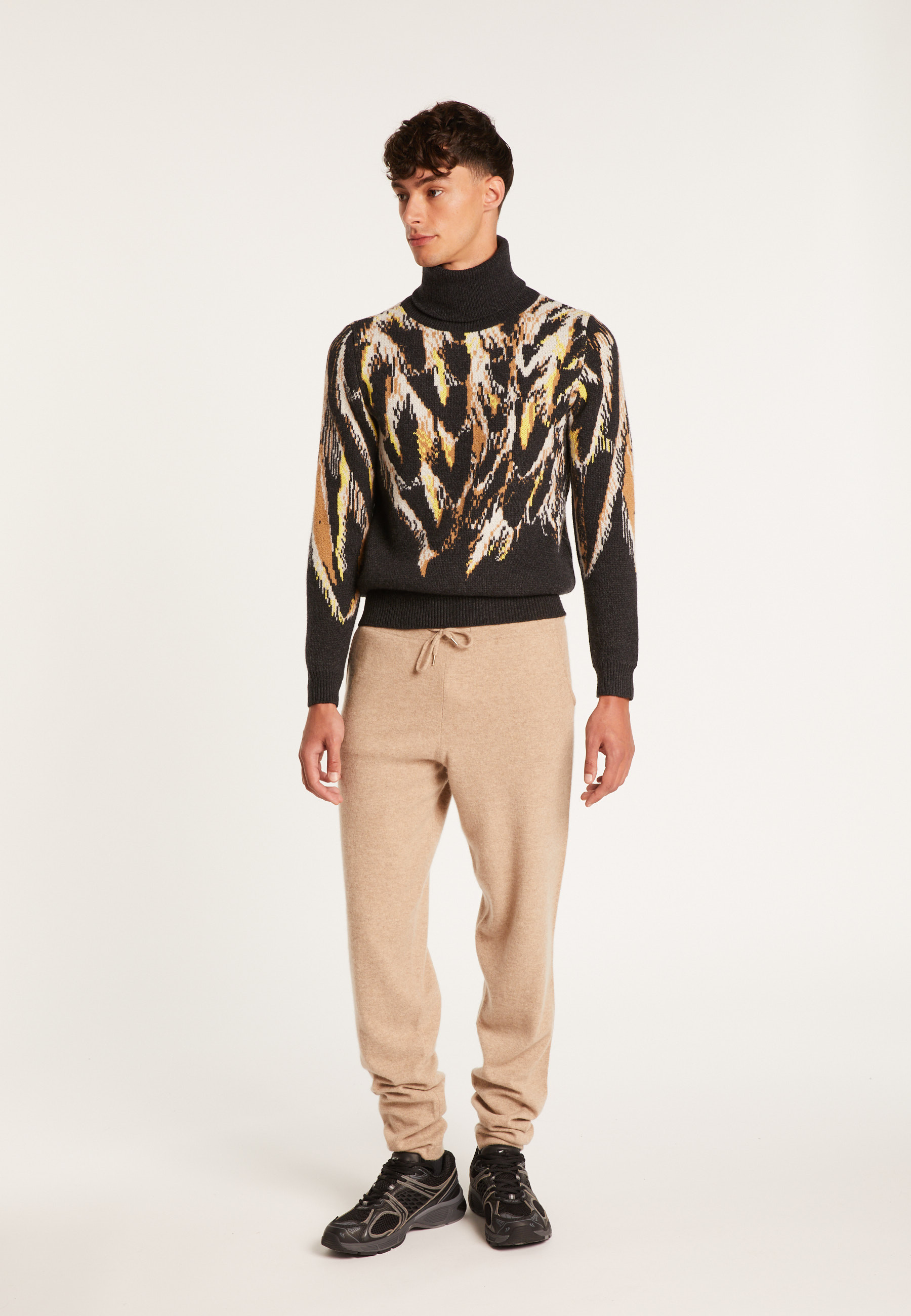 Pantalon en cachemire - Harvey 6340 Marine - 05 bleu marine