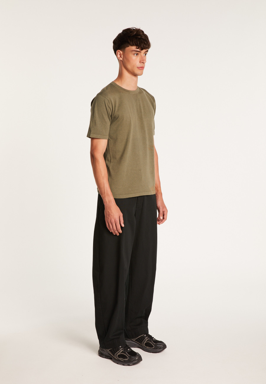 Camiseta de algodão e seda - Lars