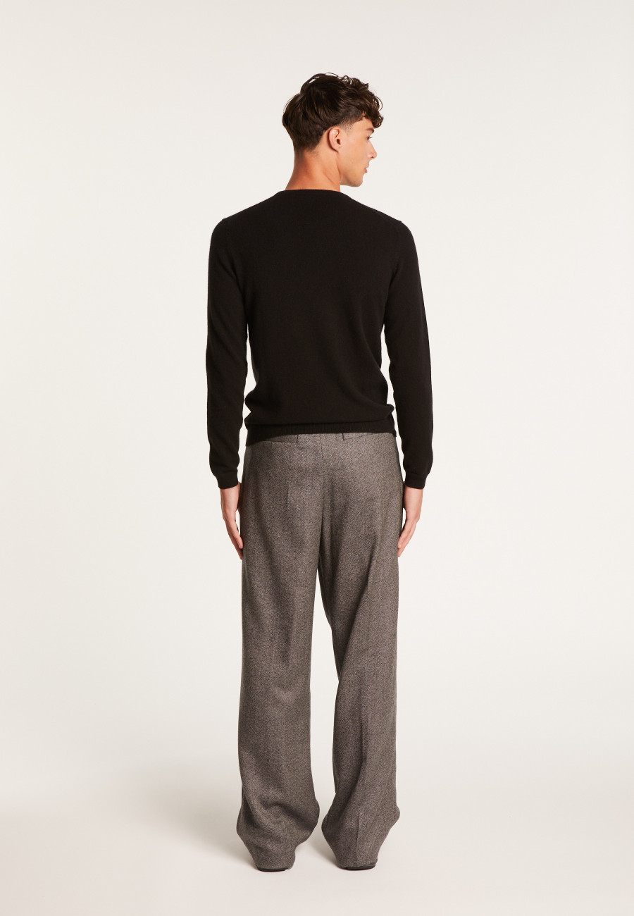 Suéter de cashmere com gola redonda - Evain