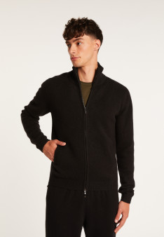 Gilet zippé en cachemire 4 fils - Balthazar