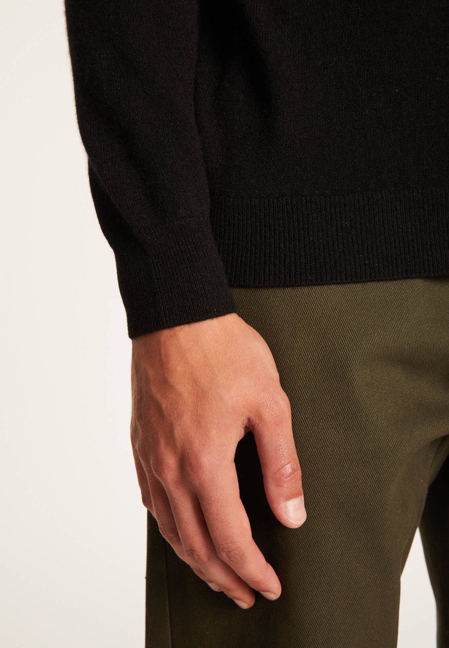 Cashmere polo neck sweater - Emerson