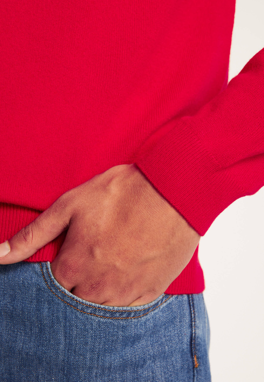 Suéter de cashmere com decote em V - Benjamin