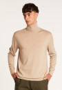Pull col roulé en laine - Berry