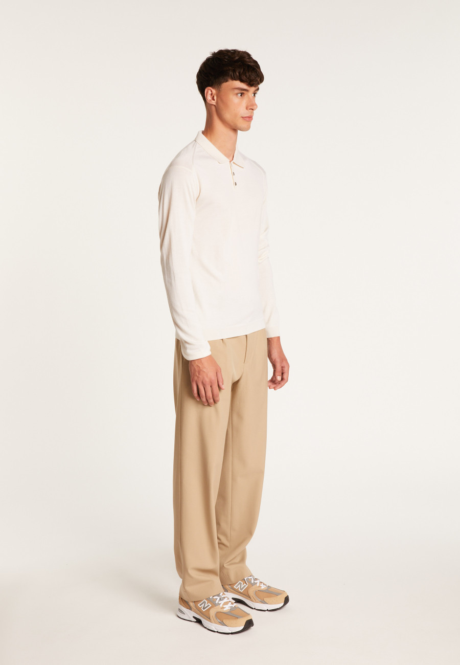 Camisa polo de lã e seda - Bartev