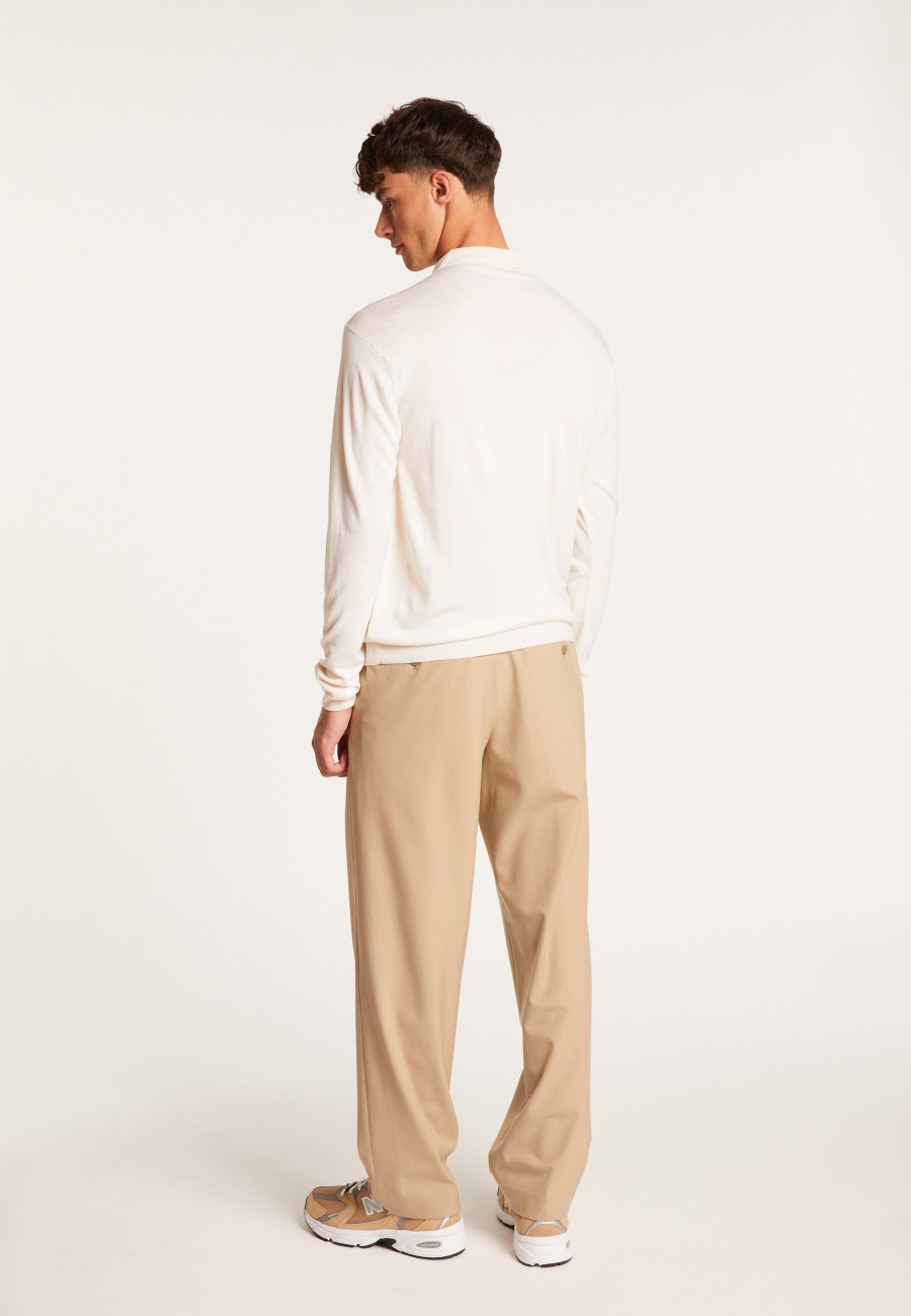 Camisa polo de lã e seda - Bartev