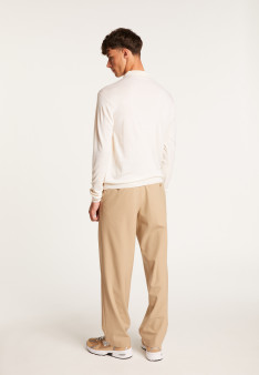 Wool and silk polo shirt - Bartev