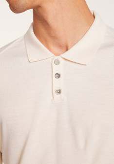 Wool and silk polo shirt - Bartev