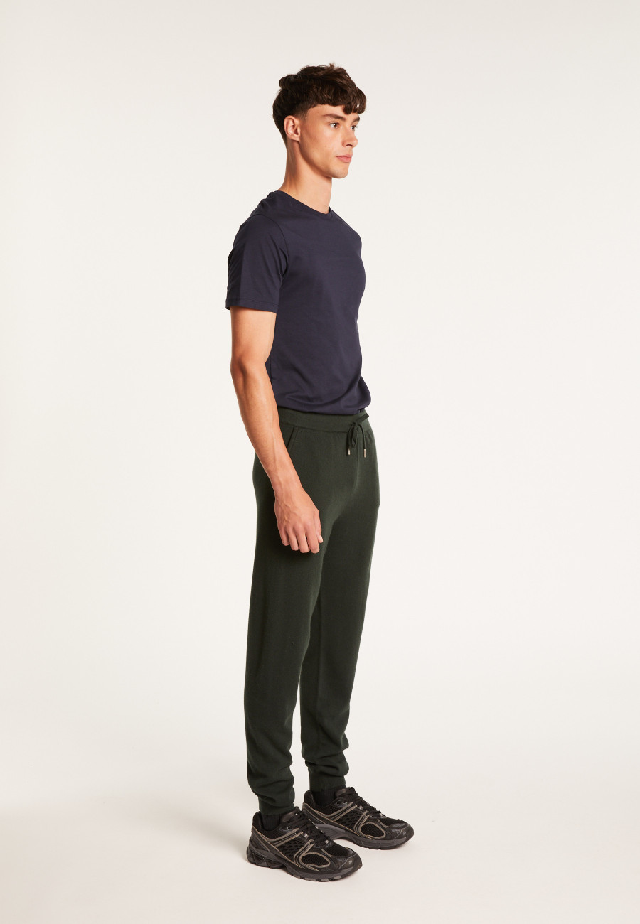 Calça jogger de cashmere com bolso - Emery