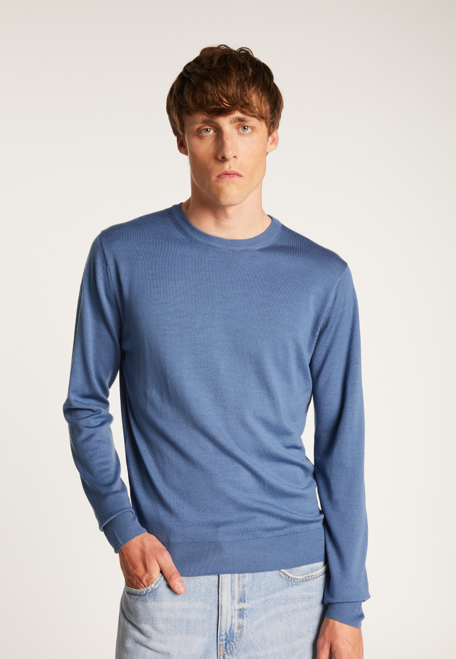Merino Wool Crewneck Sweater - Eddie