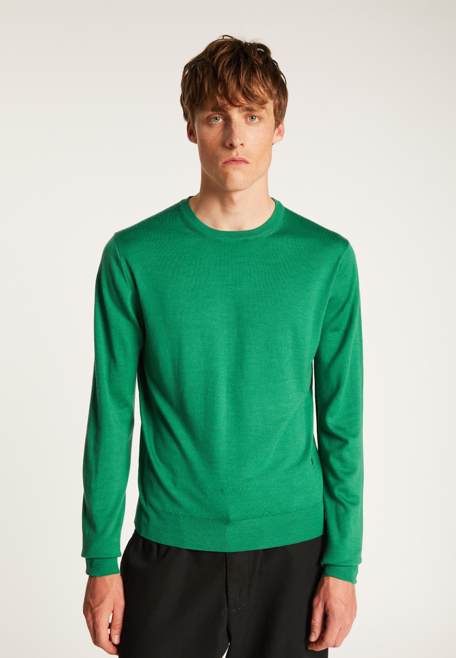 Merino Wool Crewneck Sweater - Eddie